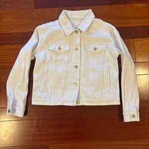 Altar'd State White Jean Jacket